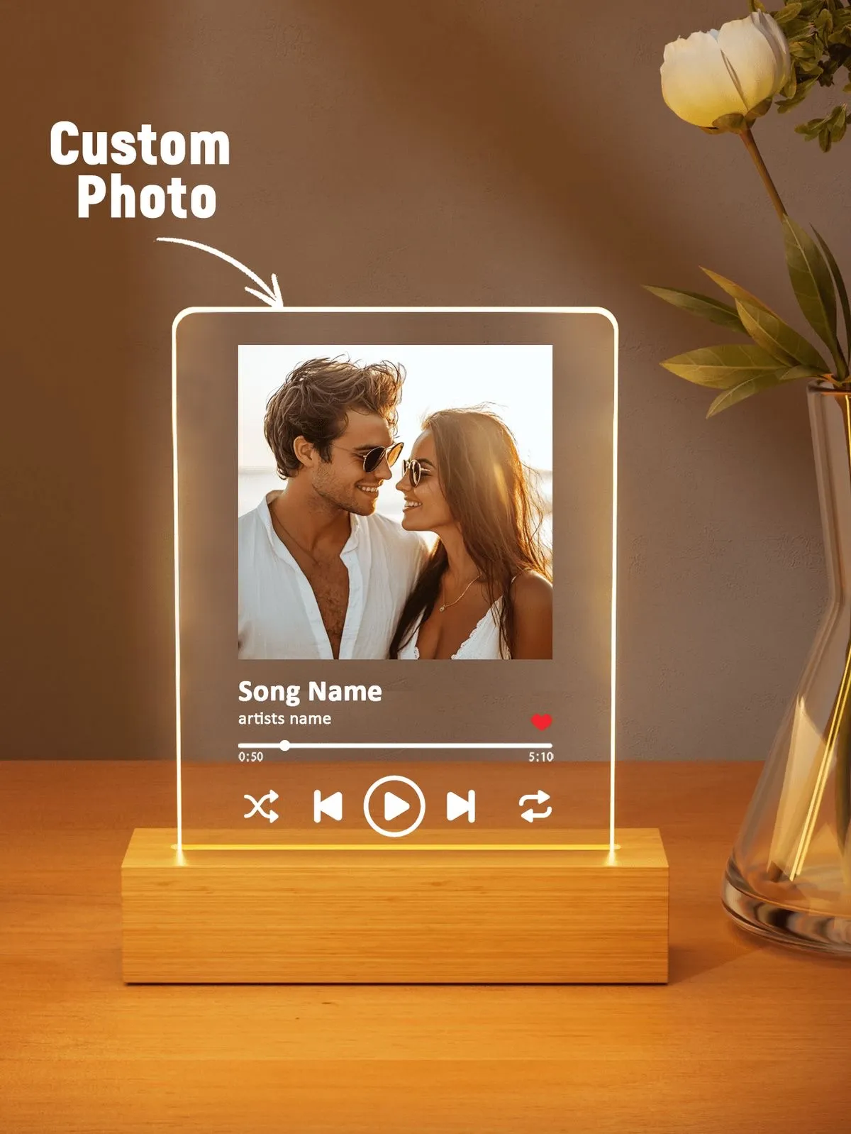 CUSTOM FRAME WITH LIGHT